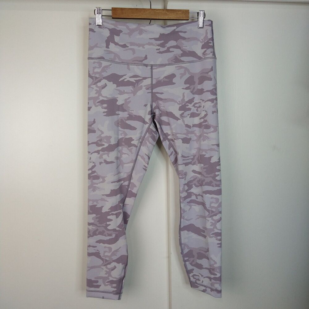 Lululemon Wunder Under 12 High-Rise Incognito Camo Jacquard Iced Iris Violet 25”